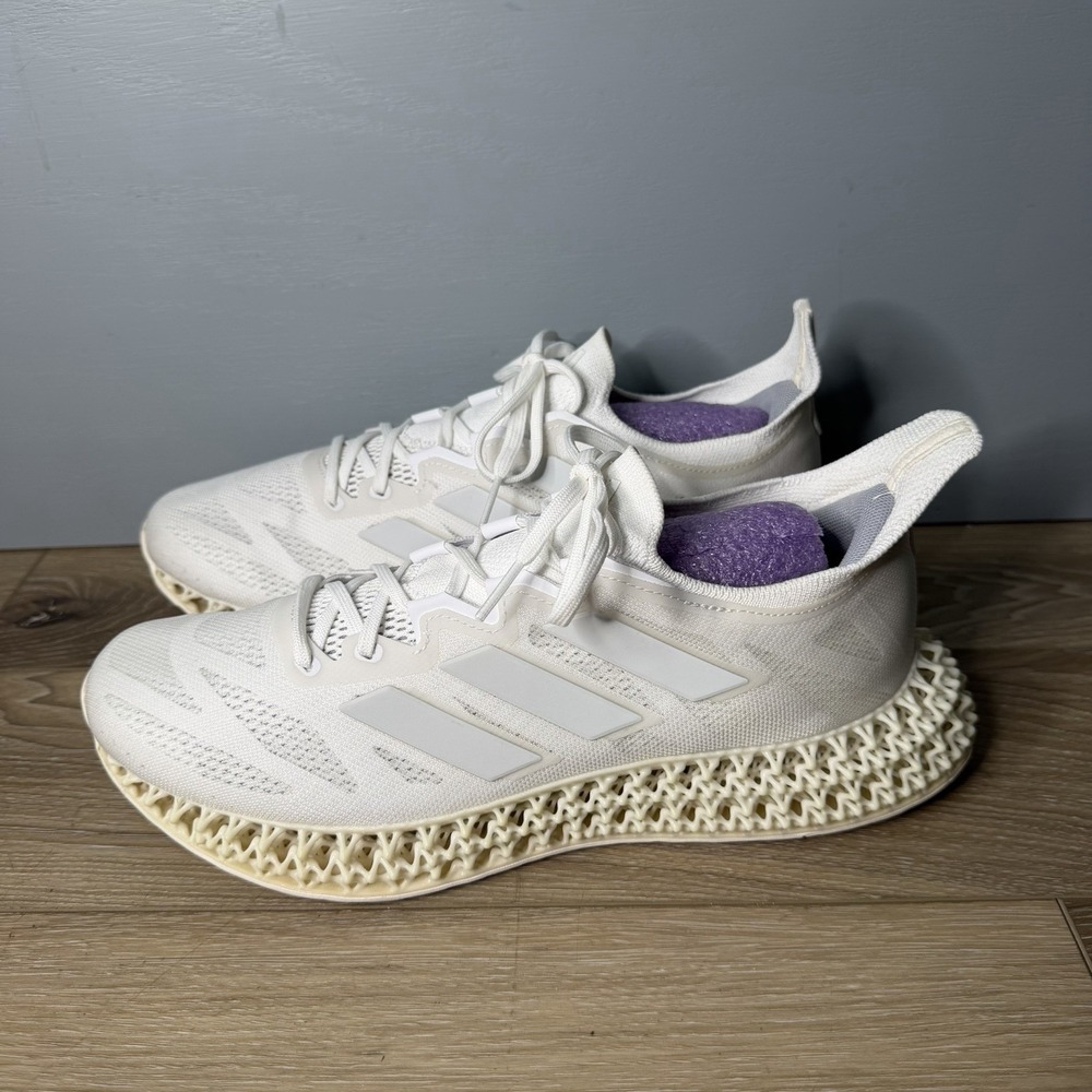 adidas 4DFWD 3 Triple White IG8987 Mens Size 9.5 Running Shoes Sneaker